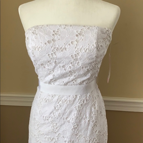 LILLY PULITZER | Sienna Dress Lace Strapless Dress Size 10 NWT - Picture 3 of 10